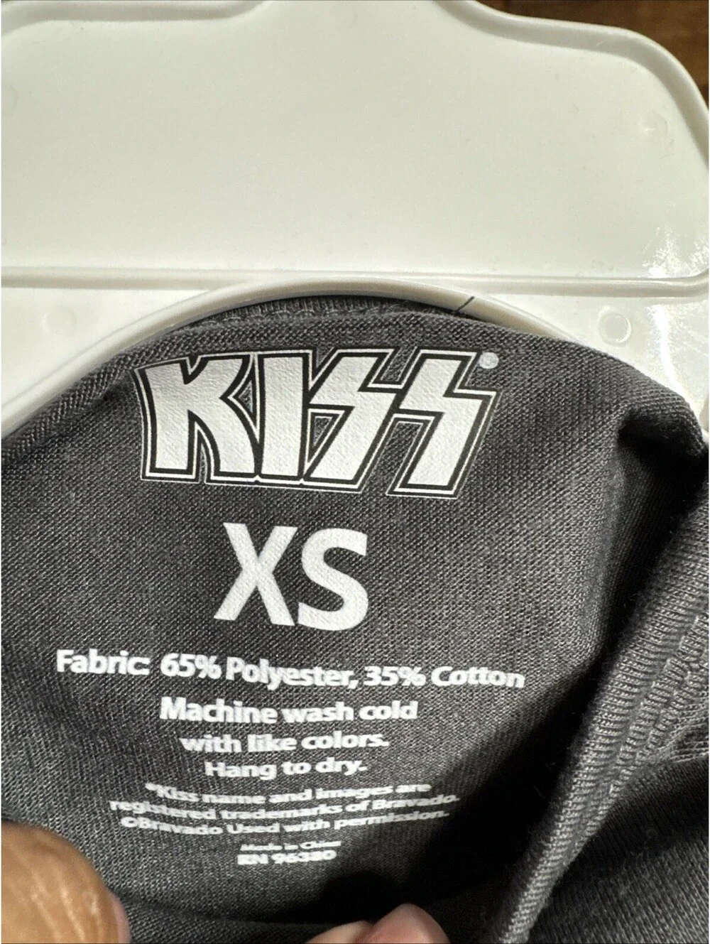 Bravado KISS World Tour Pet Tee XS Gray Dog T-Shirt New with Tags
